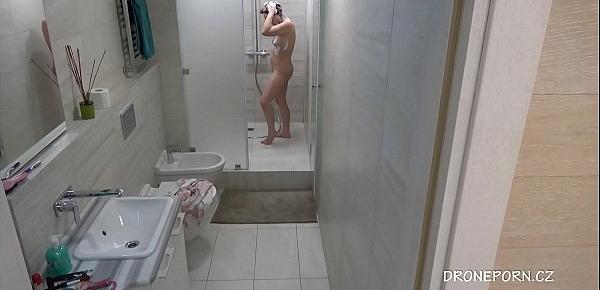  Adela in the shower